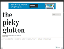Tablet Screenshot of pickyglutton.com